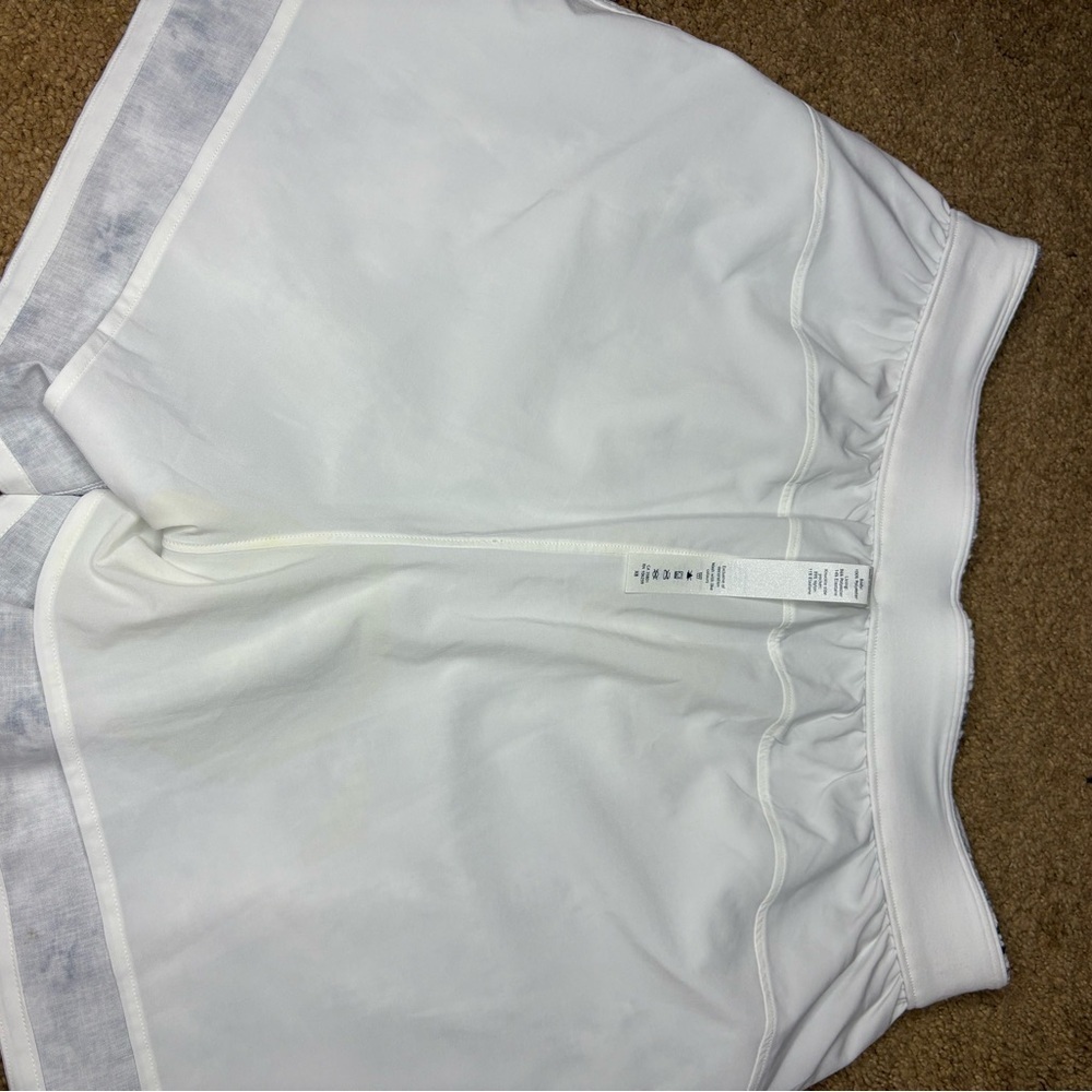 LULULEMON Flat-Front RELAXED Short SIZE 6 Aquila Rhino Grey White Marble 4.5" - Picture 8 of 8